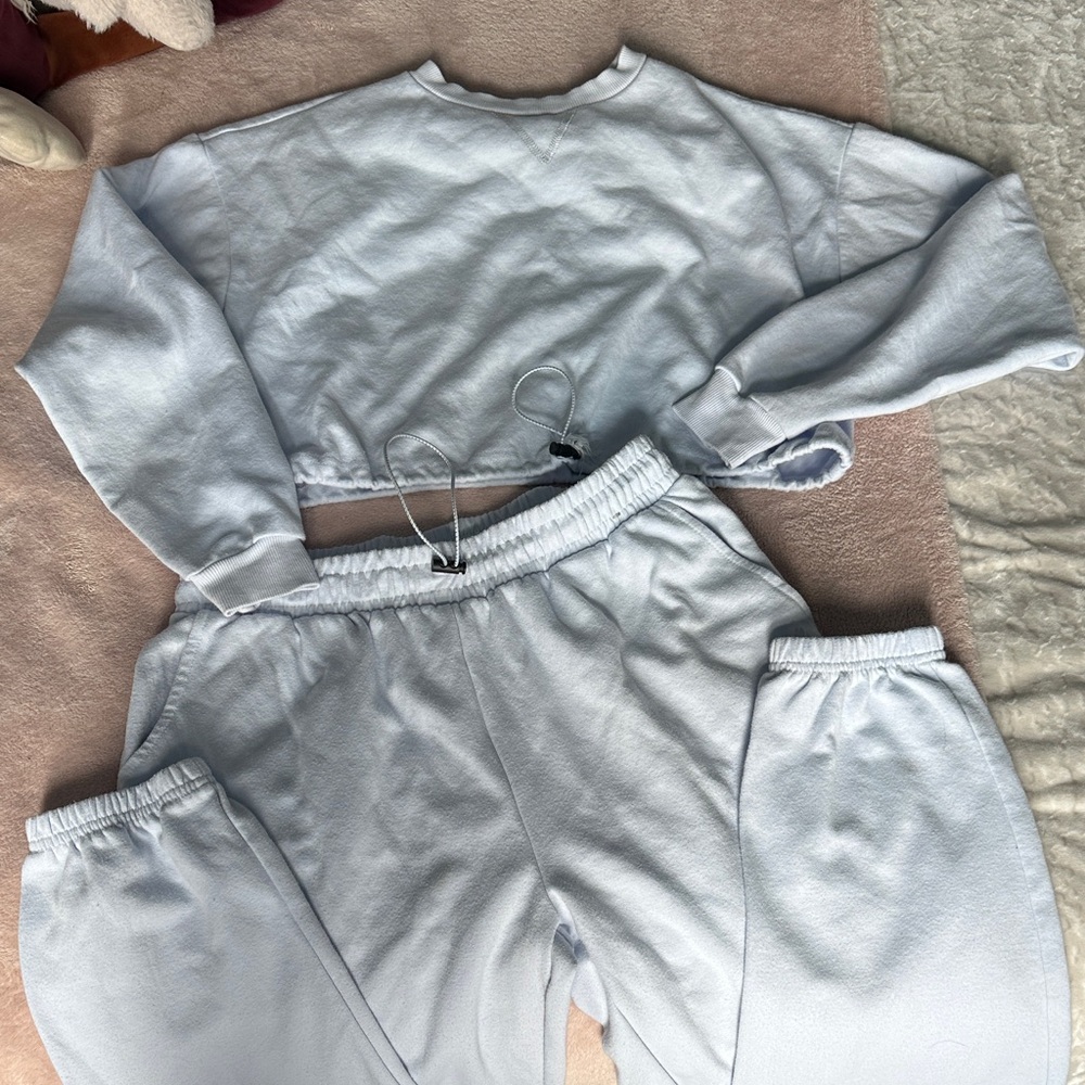 Forever 21 Light Blue Sweat Set